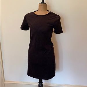 Little black dress washable suede
